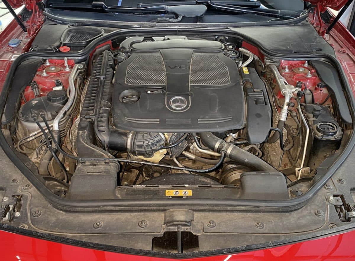 Mazda — Engine Bay — before